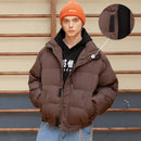 LAPPSTER Men Harajuku Warm Bubble Coat Winter Jacket 2022 Streetwear Solid Black Parkas Man Korean Fashion Puffer Jackets Coats