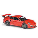 威利 1:24 仿真合金汽车 保时捷 911 GT3 RS 模型车 合金跑车 金属玩具赛车 儿童礼物