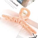 Fashion Leopard Print Hair Claws Geometric Hair Clamp Grab Hair Styling Hair Clips for Women Girls Hairpin Hair Accessories