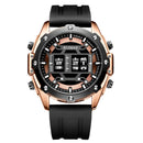 RUIMAS Digital Quartz Watch Men Top Brand Luxury Waterproof Wristwatch Male Silicone Strap Military Relogio Masculino Clock 553