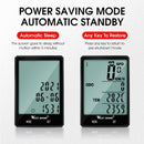 WEST BIKING Cycling Speedometer Digital Large Screen Waterproof LCD Backlight Wireless and Wired Bike Odometer Bicycle Computer