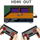Video Game Console Handheld Game Player Mini Game Console Built in 1800 Classic 8 Bit Games Dual Wireless Gamepad HD/AV Output