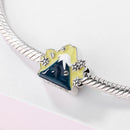 2021 Japanese Style Culture Warm Wishes Charms Metal Beads for Women 925 Sterling Silver Charm Jewelry for Bracelet Bangle Gift