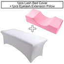 Neck Lash Pillow Memory Foam Lash Pillow 1pcs Eyelash Extension Bed Cover Elastic Sheet For Grafting Eyelashes Makeup Tool Salon