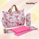 Insular Mummy Maternity Baby Diaper Bag Large Capacity Nappy Stroller Bag Waterproof Mommy Travel Changing Bag Nursing Tote Bags