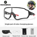 ROCKBROS骑行眼镜 变色公路自行车UV400自行车眼镜 山地车骑行护目镜