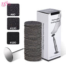80/120/180 Nail Legs Drill Bit Diamond Pedicure Polishing Cap Foot Callus Cuticle Cutters Burr Bits Manicure Accessories Milling