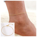 Snake Chain Anklet for Women Girls Adjustable Summer Beach Chain Anklet Bracelet Mother&
