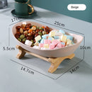 2021 Living Room Home Three-layer Plastic Fruit Plate Snack Dish Creative Modern Dried Fruit Bowl Basket Candy Cake Stand