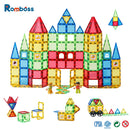 1Set Magnetic Designer Construction Set Model & Building Toy DIY Magnetic Blocks Tiles Montessori Educational Toys For Kids Gift