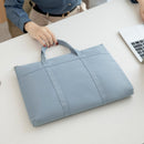 Fashion Women's Briefcase Bag A4 Document Bags Female Book Handbag Women 14" Laptop Briefcases Neutral Office Commuter Bag 2022