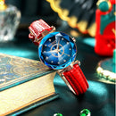 Seno Ocean Star钢带女士腕表时尚水晶女式石英Relogio Feminino女款Montre Reloj Mujer Zegarek Damski