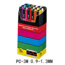 UNI POSCA 马克笔 PC-1M PC-3M PC-5M 套装 POP海报广告彩绘笔漫画绘画圆头文具Posca水性笔