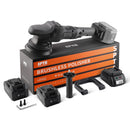 SPTA 18V 5Inch Cordless Car Polisher Dual Action 15mm Orbit  Variable Speed Polishing Machine With 4000mAh Battery For Polishing