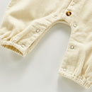 HoneyCherry  Autumn boy Treasure Baby Romper Frock Romper Casual One-Piece Suit Corduroy Romper baby boy clothes