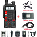 宝锋对讲机UV 10R V2 双向CB无线电发射器 远距离UV-10R 128信道VHF UHF 136-174Mhz 400-520Mhz 双频