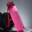 Hot Sale Sports Water Bottle 500/1000ML Protein Shaker Outdoor Travel Portable Leakproof Drinkware Plastic Drink Bottle BPA Free