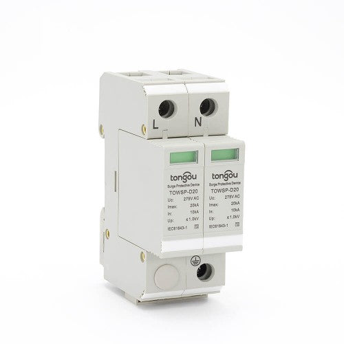 SPD AC 1P+N 10KA~20KA D ~275V 房屋电涌保护器保护装置低压避雷器