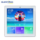 Smart Home Audio 4 Channel Wireless Bluetooth In Wall Amplifier Touch Screen,Flush-mounted Radio,USB TF Card Power for Speaker