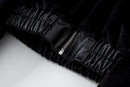 Autumn Winter Faux Rabbit Fur Bomber Teddy Coat Zipper Streetwear High Waist Furry Hooded Plush Jacket Cardigan Fleece Parkas