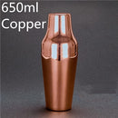 650ml Stainless Steel French Cocktail Shaker Classic and Elegant Bar Cocktail Shaker Bartender Bar Tool