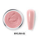 Beautilux Hard Builer Nail Art Gel Pink Clear Milky Camouflage Self Leveling UV Gel French White Gels Nail Polish 50g
