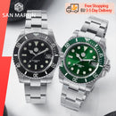 San Martin 40.5mm Water Ghost V3 Sub Diver Luxury Men Watch NH35 Automatic Mechanical Business Wristwatches Sapphire 20Bar Lumed