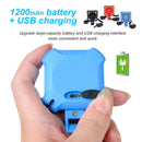 WEST BIKING 140dB Bike Bell 4 Lamp Cycling Light 1200mAh Electric Horn Waterproof USB Charging Doorbell Loud Alarm Bicycle Bell