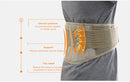 BYEPAIN Adjustable Self-heating Tourmaline Waist Brace Support Waist Trainer Magnetic Therapy Waist Belt Lumbar Care Braces