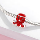 2021 Japanese Style Culture Warm Wishes Charms Metal Beads for Women 925 Sterling Silver Charm Jewelry for Bracelet Bangle Gift