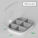 Tcare Travel Pill Organizer Moisture Proof Pills Box for Pocket Purse Daily Pill Case Portable Medicine Vitamin Holder Container