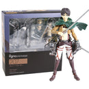 Figma 进击的巨人 艾伦·耶格尔 / 三笠·阿克曼 / 利威尔·阿克曼 / PVC 可动手办模型玩具