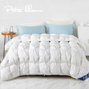 Peter Khanun White Goose Down Filler 3D Bread Duvet/Quilt/Comforter Winter Summer Luxury Blankets 100% Cotton Shell 015
