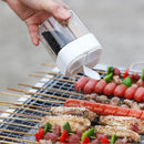 4 In 1 Camping Seasoning Jar with Lids Transparent Spice Dispenser 4 Compartment for Outdoor Cooking BBQ Salt and Pepper Shaker