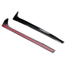 For Volkswagen VW Polo MK5 6R 6C 2011-2017 Rear Window Splitter Deflector Cover Side Spoiler Canard Sticker Trim Car Accessories