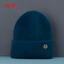 Hot Selling Winter Hat Real Rabbit Fur Winter Hats For Women Fashion Warm Beanie Hats Women Solid Adult Cover Head Cap