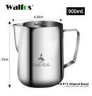 Style Espresso Coffee Milk Mugs Cup Pots Jug Handle Craft Coffee Garland Cup Latte Jug Thickened Stainless Steel