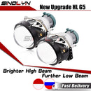 Sinolyn D1S D2S D3S D4S 海拉3R G5 车头灯透镜 3.0 HID 双氙气投影仪透镜 替换汽车灯具配件改装