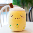 25/70厘米仿真奶茶杯毛绒玩具抱枕填充食物软公仔奶茶杯枕靠垫儿童玩具生日礼物