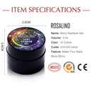 ROSALIND Gel Nail Polish Set Shiny Platinum Nails Art For Manicure Nail Gel Lak UV Colors Top Base Coat Primer Hybrid Varnishes
