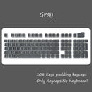 OEM Profile PBT Keycaps 108 Keys Pudding Keycap For Cherry MX Switch Mechanical Keyboard kit RGB Gamer backlit Keyboards Switch