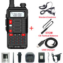 宝锋对讲机UV 10R V2 双向CB无线电发射器 远距离UV-10R 128信道VHF UHF 136-174Mhz 400-520Mhz 双频