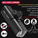 ROCKBROS Bicycle Light Type-C Rechargeable Light  MTB Road Bike Light LED Flashlight IPX6 Cycling Outdoor Headlight Accessories