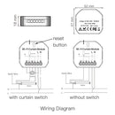 WiFi迷你智能窗帘开关模块卷帘快门电机智能生活涂鸦APP远程控制，支持Alexa Google Home