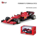 Bburago 1:43 2021 F1 梅赛德斯-AMG W12 44号 汉密尔顿 77号 博塔斯 F1模拟合金超级玩具车模型