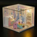 CuteBee Miniatur Furniture for Dolls House Accessories Mini House Toy Hous DIY Dollhouse Kit Gift for Girls Friend Children