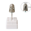 80/120/180 Nail Legs Drill Bit Diamond Pedicure Polishing Cap Foot Callus Cuticle Cutters Burr Bits Manicure Accessories Milling