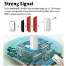 SIXWGH Wireless Doorbell No Battery required Waterproof Self-Powered Door bell Sets Home Outdoor Kinetic Ring Chime Doorbell