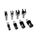 23-Pack Woodworking Chamfer Drilling Tool Countersink Drill Bits Wood Plug Cutter and Automatic