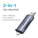 UGREEN Card Reader USB 3.0 to SD Micro SD TF Memory Card Adapter for PC Laptop Accessories Multi Smart Cardreader Card Reader